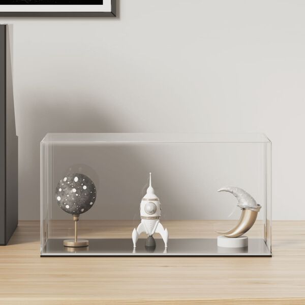 vidaXL Vitrine transparant 24x12x11 cm acryl