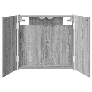 vidaXL Dartbord Kabinet Grijs Sonoma 56 x 12 x 53,5 cm Bewerkt hout