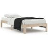 vidaXL Bedframe massief grenenhout 90x200 cm