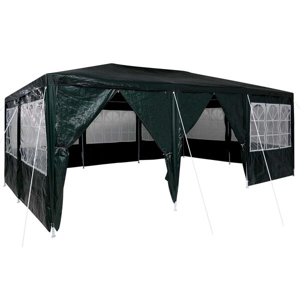 vidaXL Partytent Groen 600 x 400 x 266 cm Polyetheen