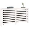 vidaXL Radiatorombouw 153x19x84 cm massief grenenhout wit