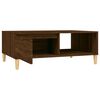 vidaXL Salontafel 90x60x35 cm bewerkt hout bruin eikenkleur