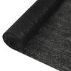 vidaXL Privacynet 195 g/m&sup2; 2x25 m HDPE zwart