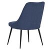 vidaXL Eetkamerstoelen 6 st stof blauw