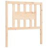 vidaXL Bedframe met hoofdbord massief hout