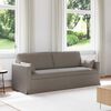 vidaXL Bank 180cm Taupe Metaal