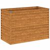 vidaXL Verhoogde tuinbak 100x50x69 cm cortenstaal