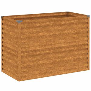 vidaXL Verhoogde tuinbak 100x50x69 cm cortenstaal