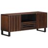 vidaXL Tv-meubel 100x34x46 cm massief mangohout bruin
