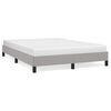 vidaXL Bedframe zonder matras stof lichtgrijs 140x190 cm