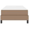 vidaXL Bedframe met matras Cappuccino 80 x 200 cm Stof