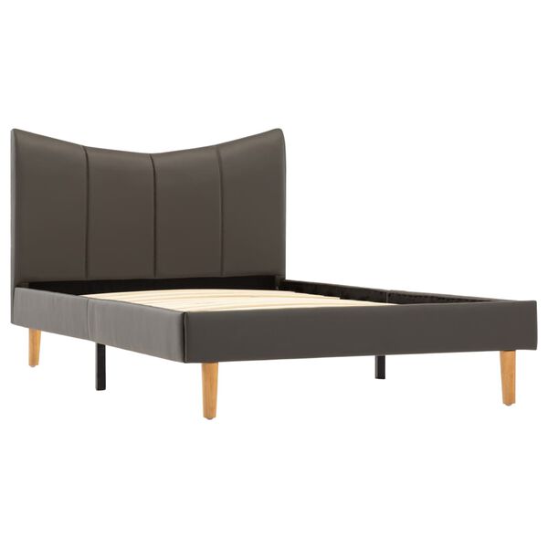 vidaXL Bedframe kunstleer antraciet 100x200 cm