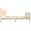 vidaXL Bedframe massief hout 120x200 cm