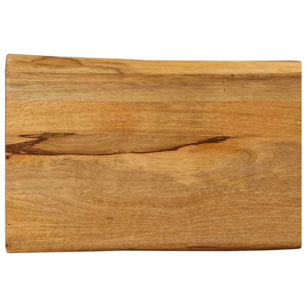 vidaXL Tafelblad met natuurlijke rand 60x40x2,5 cm massief mangohout