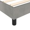 vidaXL Boxspring bed 140x190 cm fluweel lichtgrijs
