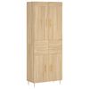 vidaXL Hoge kast 69,5x34x180 cm bewerkt hout sonoma eikenkleurig