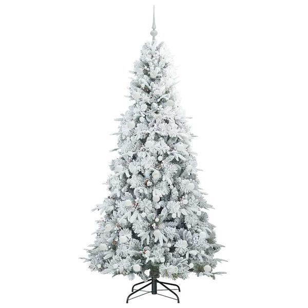 vidaXL Kunstmatige Inklapbare Kerstboom Groen 210 cm PE en PVC