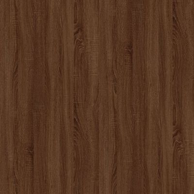 vidaXL Salontafel 50x50x35 cm bewerkt hout bruin eikenkleur