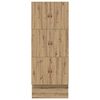vidaXL Opbergbedframe met lade Artisan Eiken 80 cm Bewerkt hout