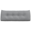 vidaXL Rugkussen Lichtgrijs 120 x 24 x 50 cm Stof