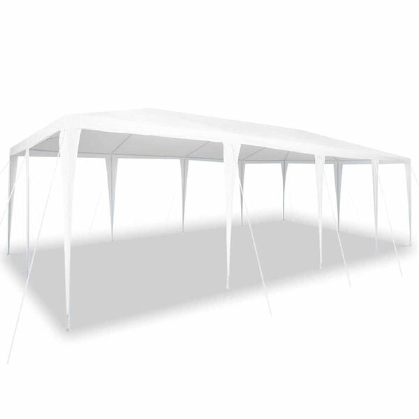 vidaXL Partytent Wit 800 x 400 x 266 cm Polyester en staal