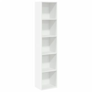 vidaXL Boekenkast 40x30x189 cm bewerkt hout wit
