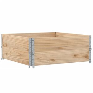 vidaXL Plantenbak 100x100 cm massief grenenhout
