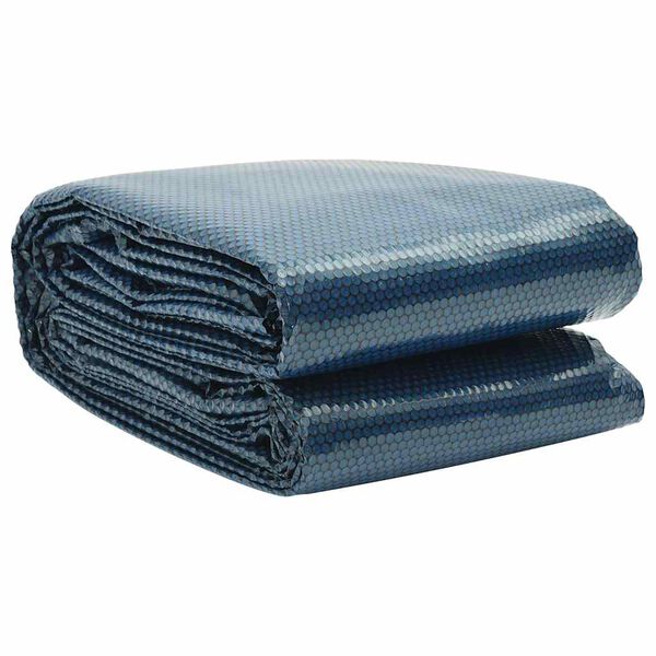 vidaXL Zwembadfolie solar drijvend 260x160 cm PE zwart en blauw