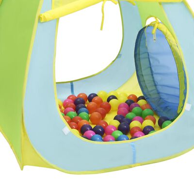 vidaXL Kinderspeeltent met 100 ballen meerkleurig