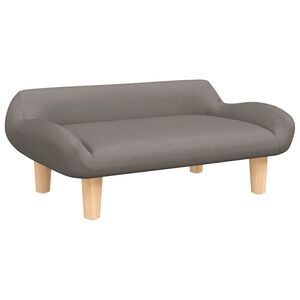 vidaXL Hondenmand 70x40x24 cm stof taupe