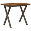 vidaXL Vierkante Eettafel 90 x 55 x 75 cm Massief Acaciahout