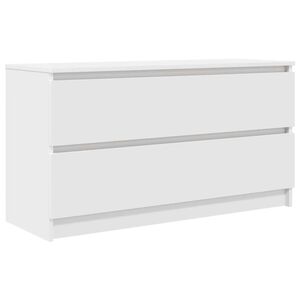 vidaXL Tv-meubel 100x35x54 cm bewerkt hout wit