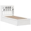 vidaXL Bedframe zonder matras massief grenenhout wit 90x190 cm