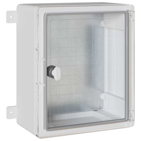 vidaXL Bedieningskast Grijs 30 x 16,5 x 35 cm ABS Kunststof