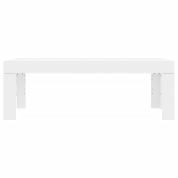 vidaXL Salontafel 102x50x36 cm bewerkt hout wit