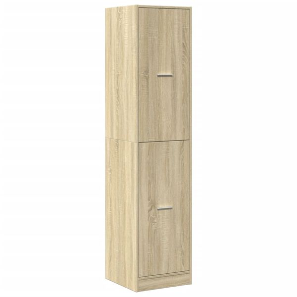 vidaXL Apothekerskast 40x41x174,5 cm bewerkt hout sonoma eikenkleurig