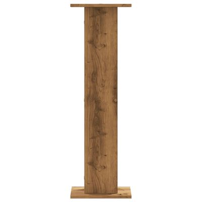 vidaXL Plantenstandaards 2 st 30x30x95 cm hout artisanaal eiken