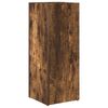 vidaXL Paraplu Standaard Gerookt eiken 25 x 24,5 x 64 cm Bewerkt hout