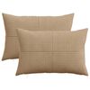 vidaXL Kussensloop 2 pcs ALMELO Bruin 30 x 50 cm corduroy