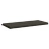 vidaXL Bankkussen SOEST 100% Polyester Antraciet 120 x 50 x 5 cm