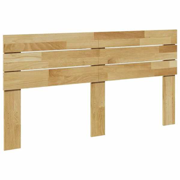 vidaXL Hoofdbord 140 cm massief eikenhout