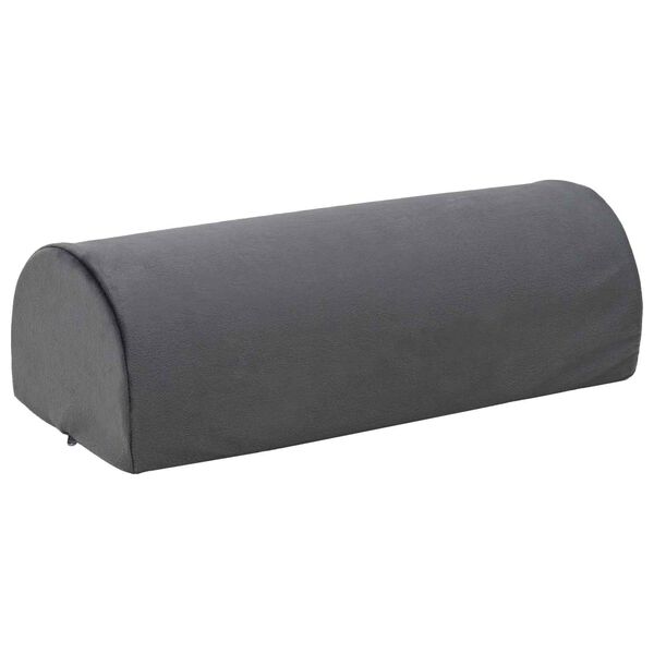 vidaXL Voetensteun Kussen Effen Grijs