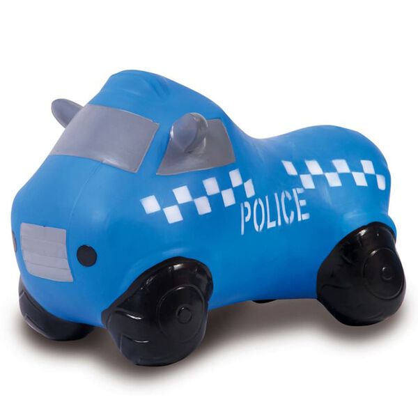 JAMARA Skippybal politieauto met pomp blauw
