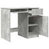 vidaXL Bureau 86x49x76 cm spaanplaat betongrijs