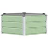 vidaXL Plantenbak Pastel Groen 129 x 129 x 45 cm Staal