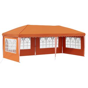 vidaXL Pop-up partytent 575 x 289 x 245 cm Oranje