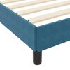 vidaXL Boxspringbed met matras Donkerblauw 140 x 190 cm Stof