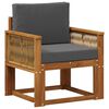 vidaXL Buiten Midden Sofa Massief Acaciahout Naturel