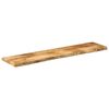 vidaXL Tafelblad met natuurlijke rand 160x20x2,5 cm massief mangohout