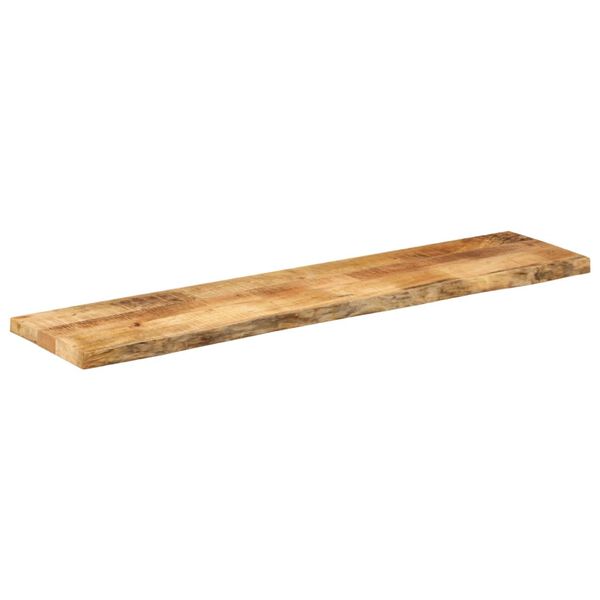 vidaXL Tafelblad met natuurlijke rand 160x20x2,5 cm massief mangohout